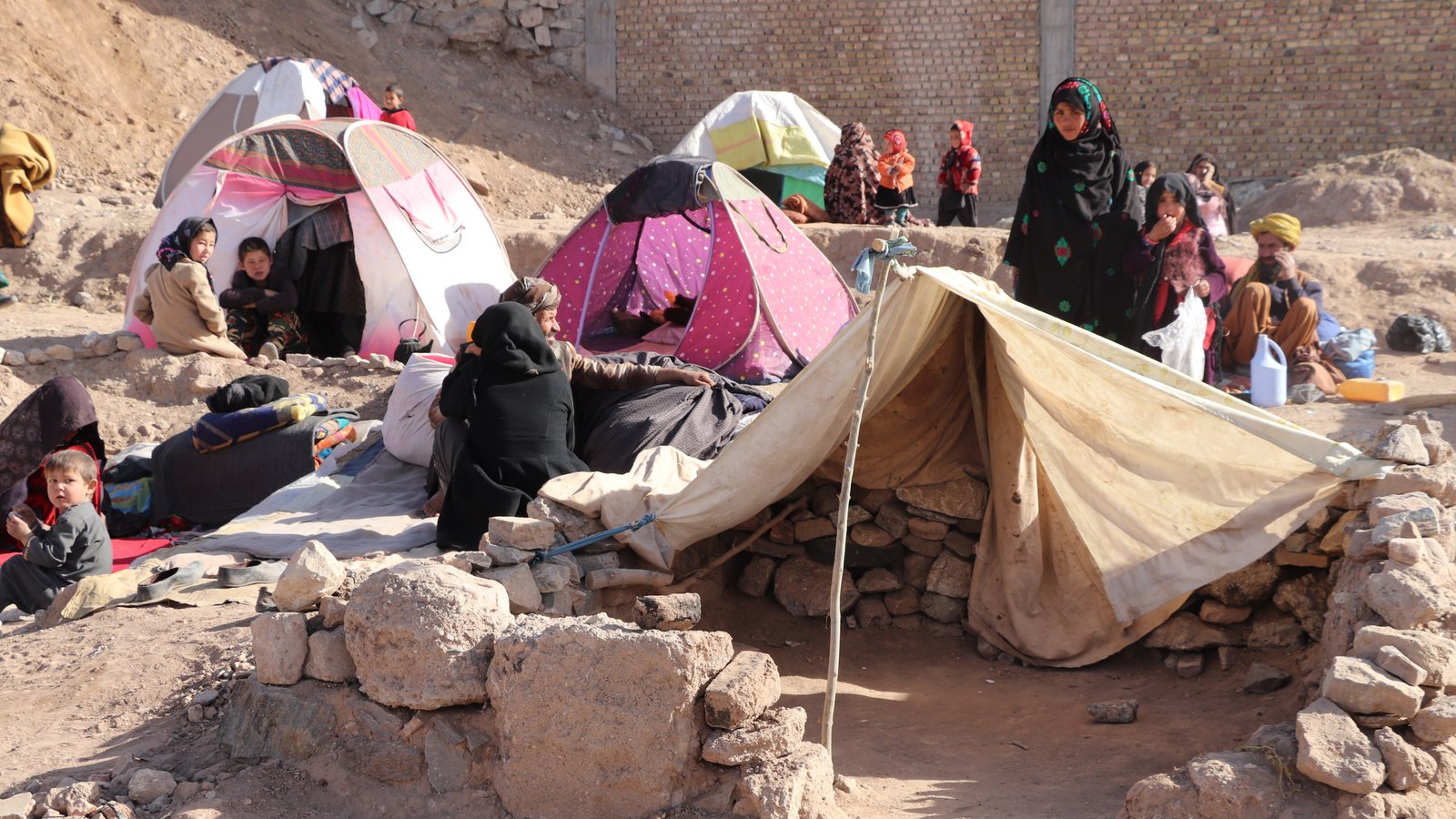 Ein Flüchtlingslager im Westen Afghanistans