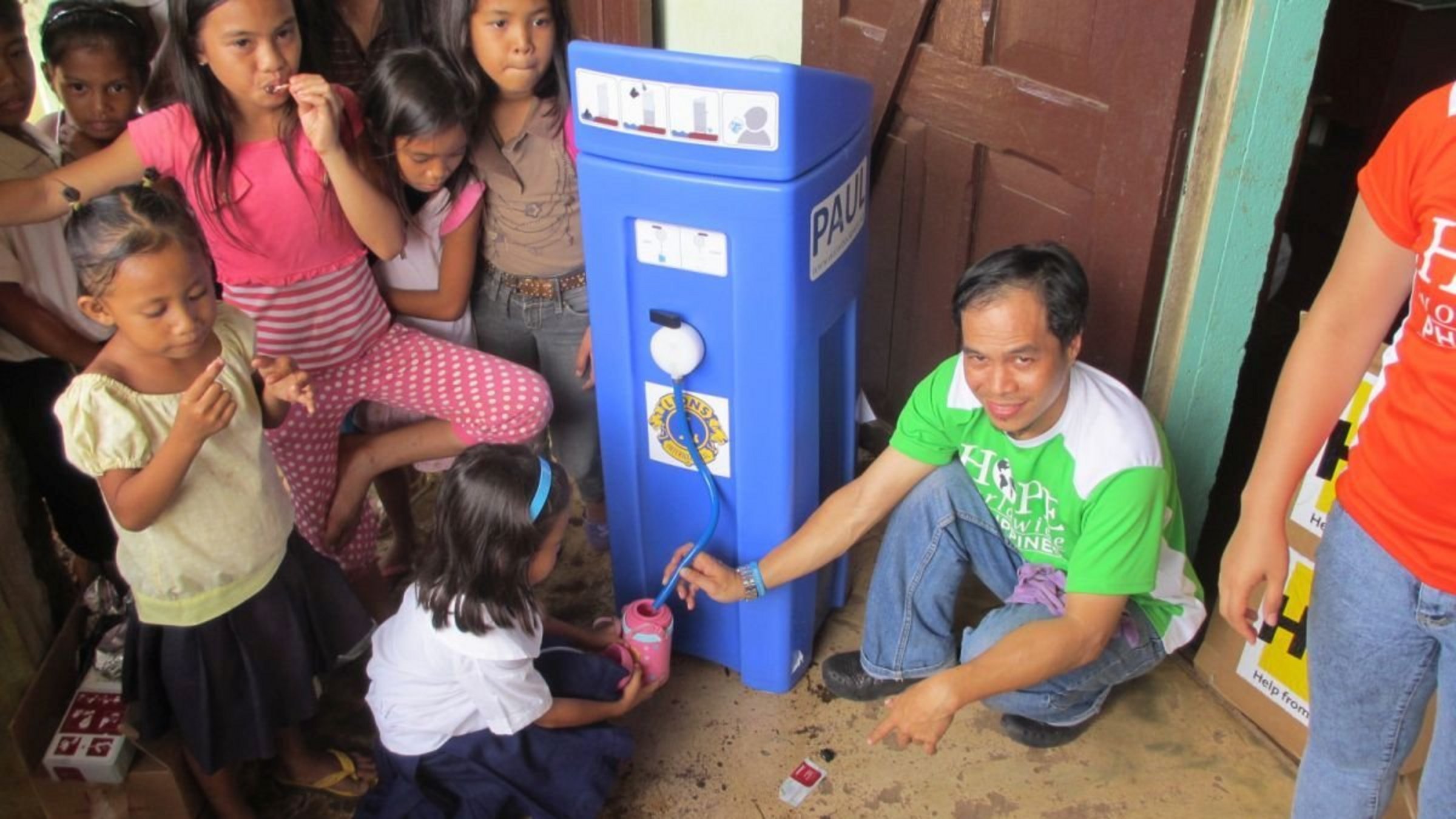 Hygiene unterstuetzen auf den Philippinen