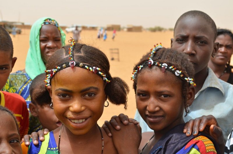 Spenden fuer Fluechtlinge in Niger