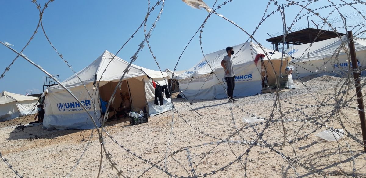 Blick ins Flüchtlingslager Kara Tepe in Griechenland