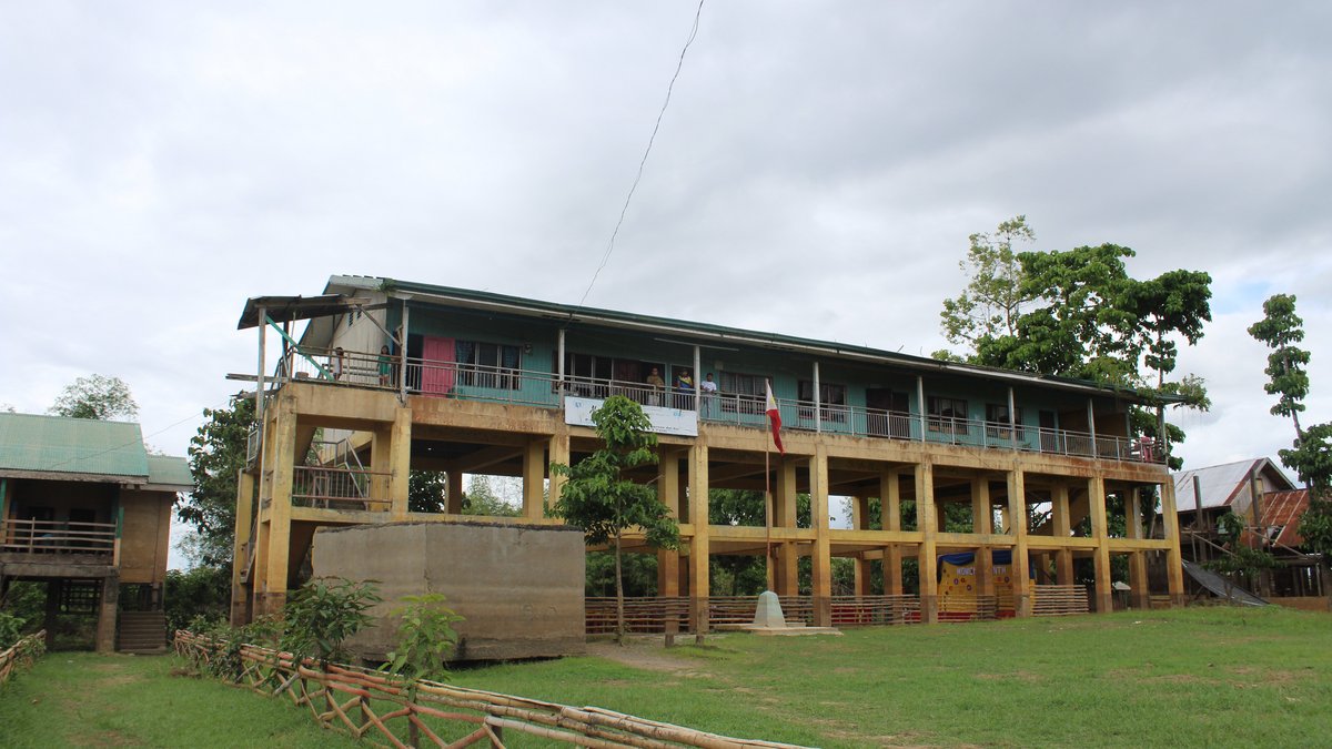 Schulgebäude in Sabang Adgawan