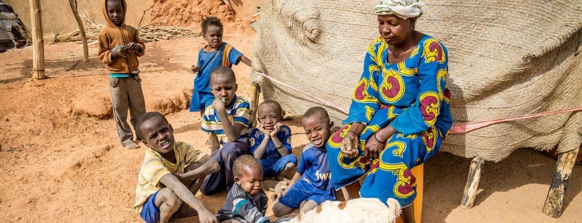 Flüchtlingskinder in Niger