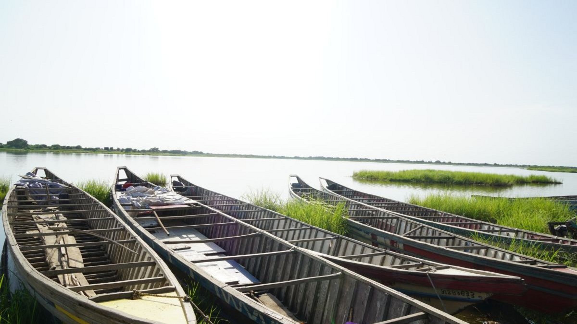 Fischerboote im Tschad
