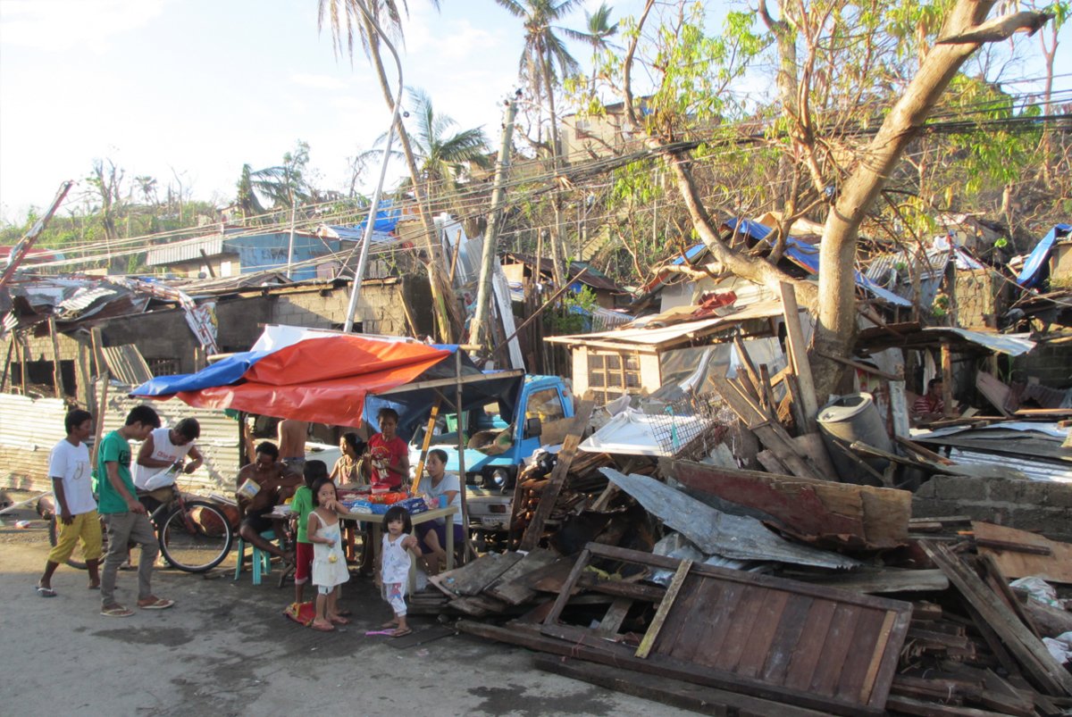 Taifun Mangkhut richtete auf den Philippinen schwere Schäden an