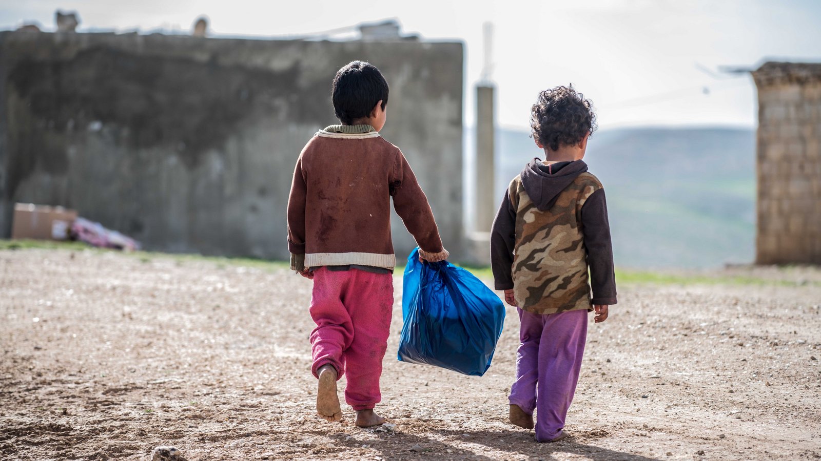 Kinder im Flüchtlingslager