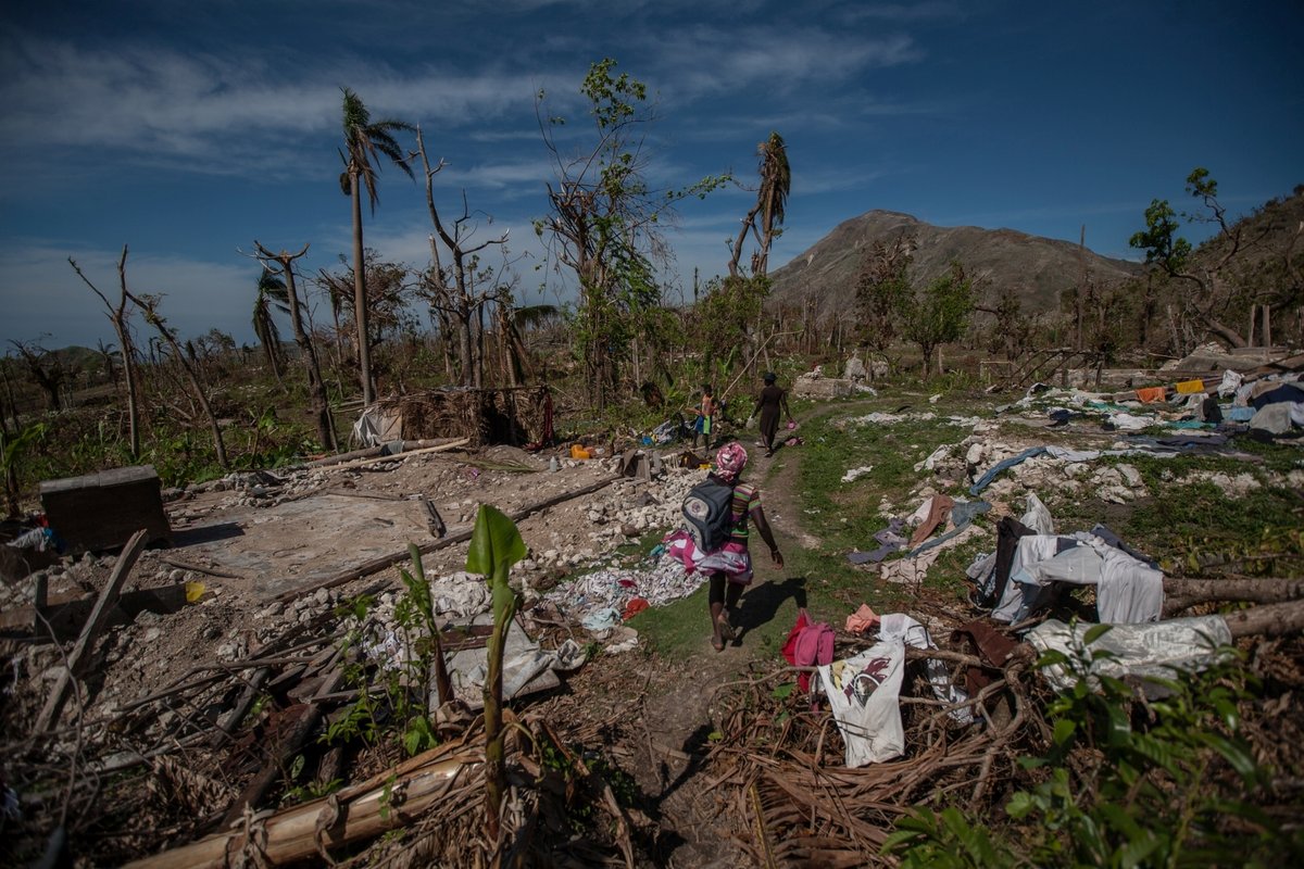 Die Zerstörung nach Hurrikan Matthew in Haiti ist immens