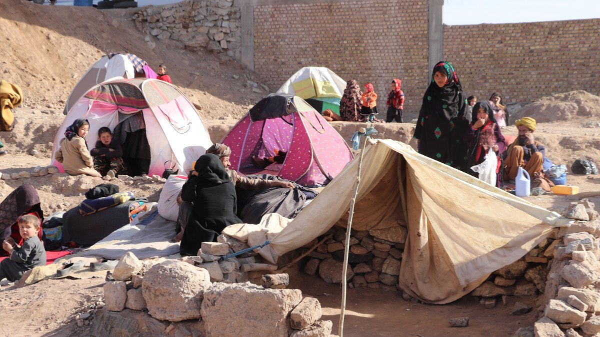 Ein Flüchtlingslager im Westen Afghanistans