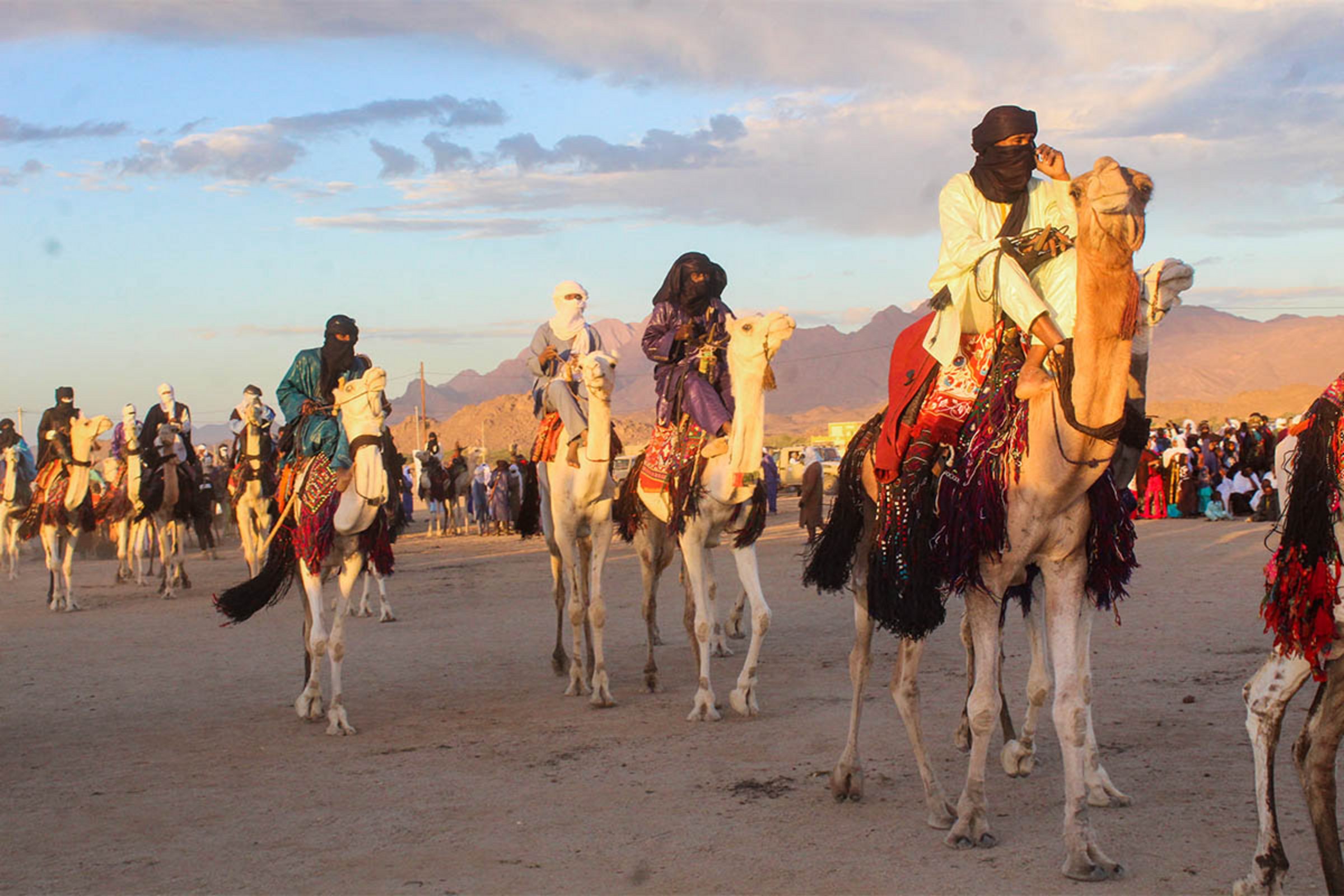 Tuareg-Nomaden beim Aïr-Festival in Niger