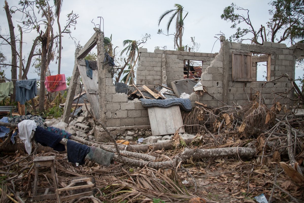 Chaos in den haitianischen Dörfern nach Hurrikan Matthew