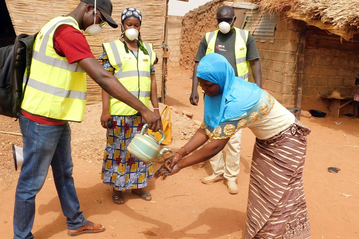 Spenden Entwicklungshilfe: Corona-Maßnahmen in Burkina Faso