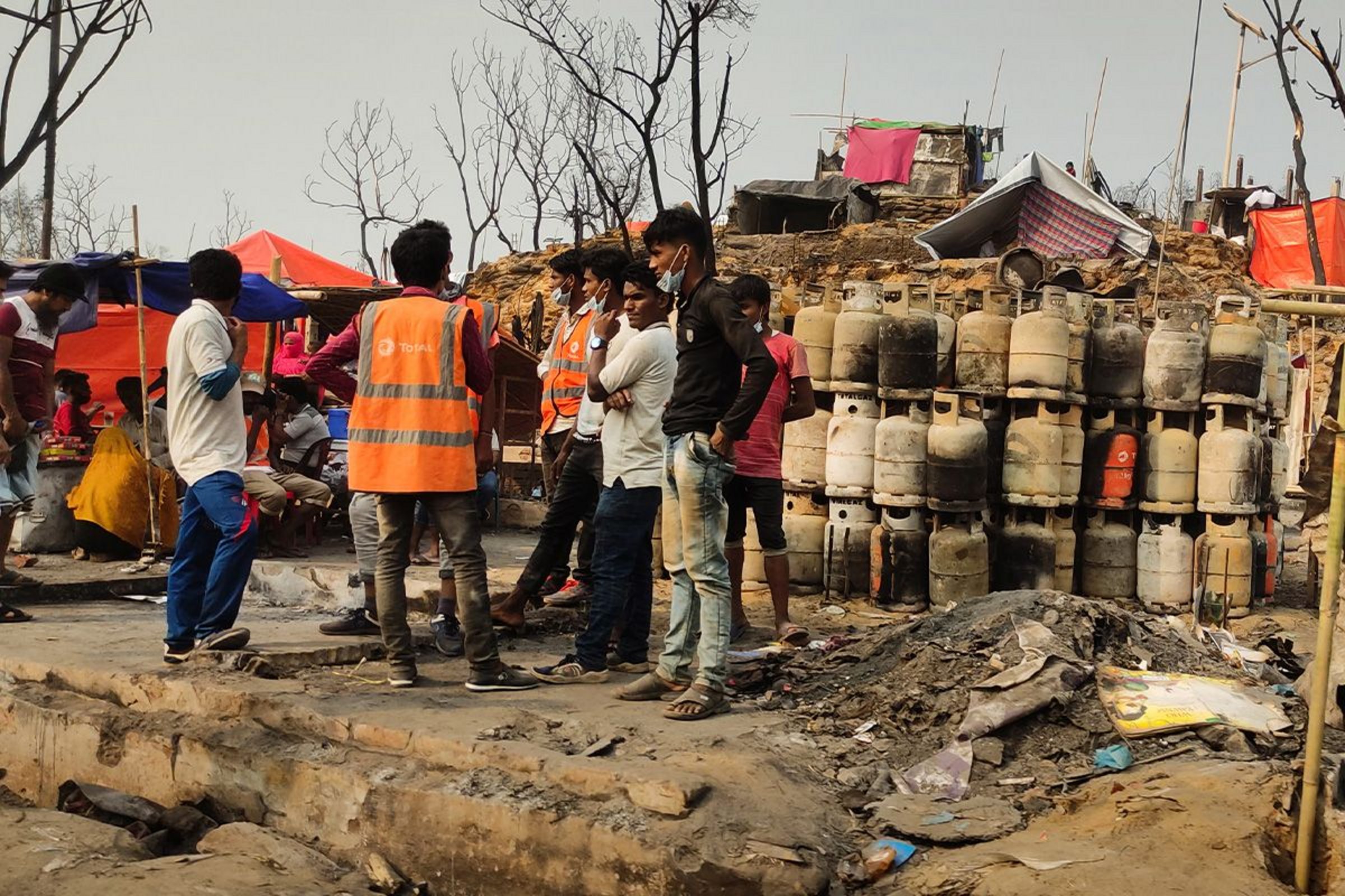 Spenden Rohingya: Nothilfe nach Feuer im Flüchtlingslager in Bangladesch