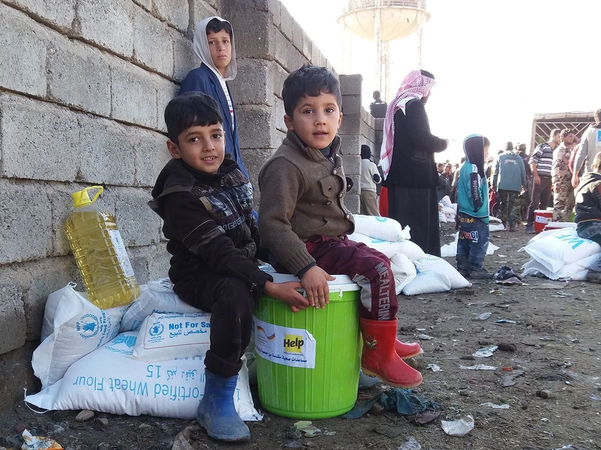 Spenden Irak: Flüchtlingskinder im Irak
