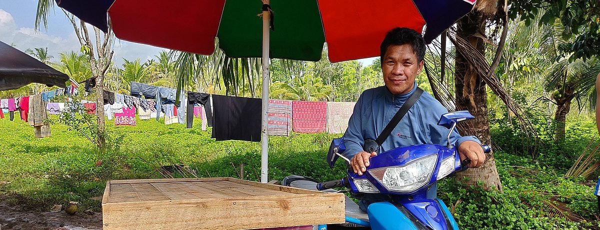 Ein Kleinunternehmer aus den Philippinen