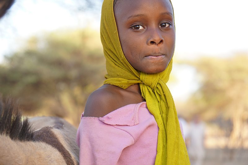 Mädchen im Tschad