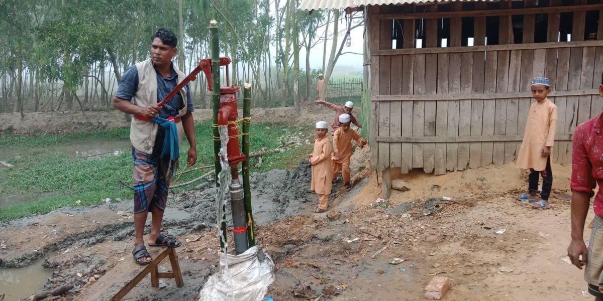 Spenden Bangladesch: Brunnenbau in Pekua