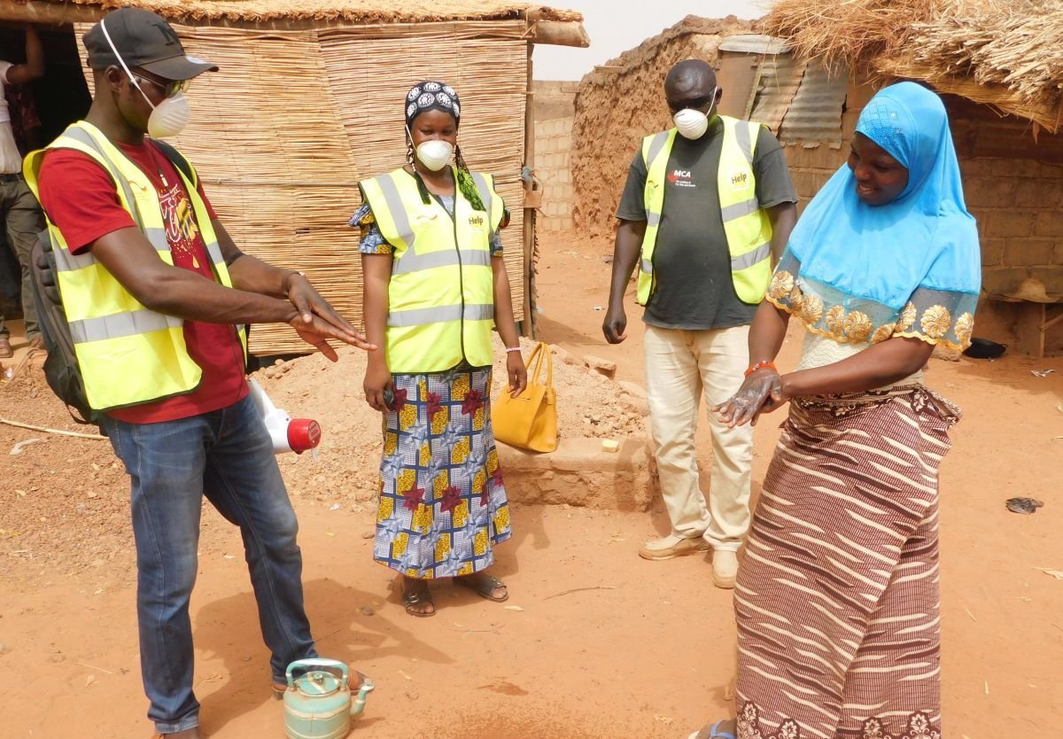 Spenden Burkina Faso: Corona Prävention
