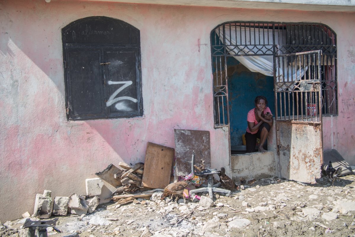 Es herrscht Not nach dem Hurrikan in Haiti