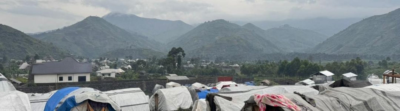 Vertriebenenlager in der Nähe von Goma Demokratische Republik Kongo