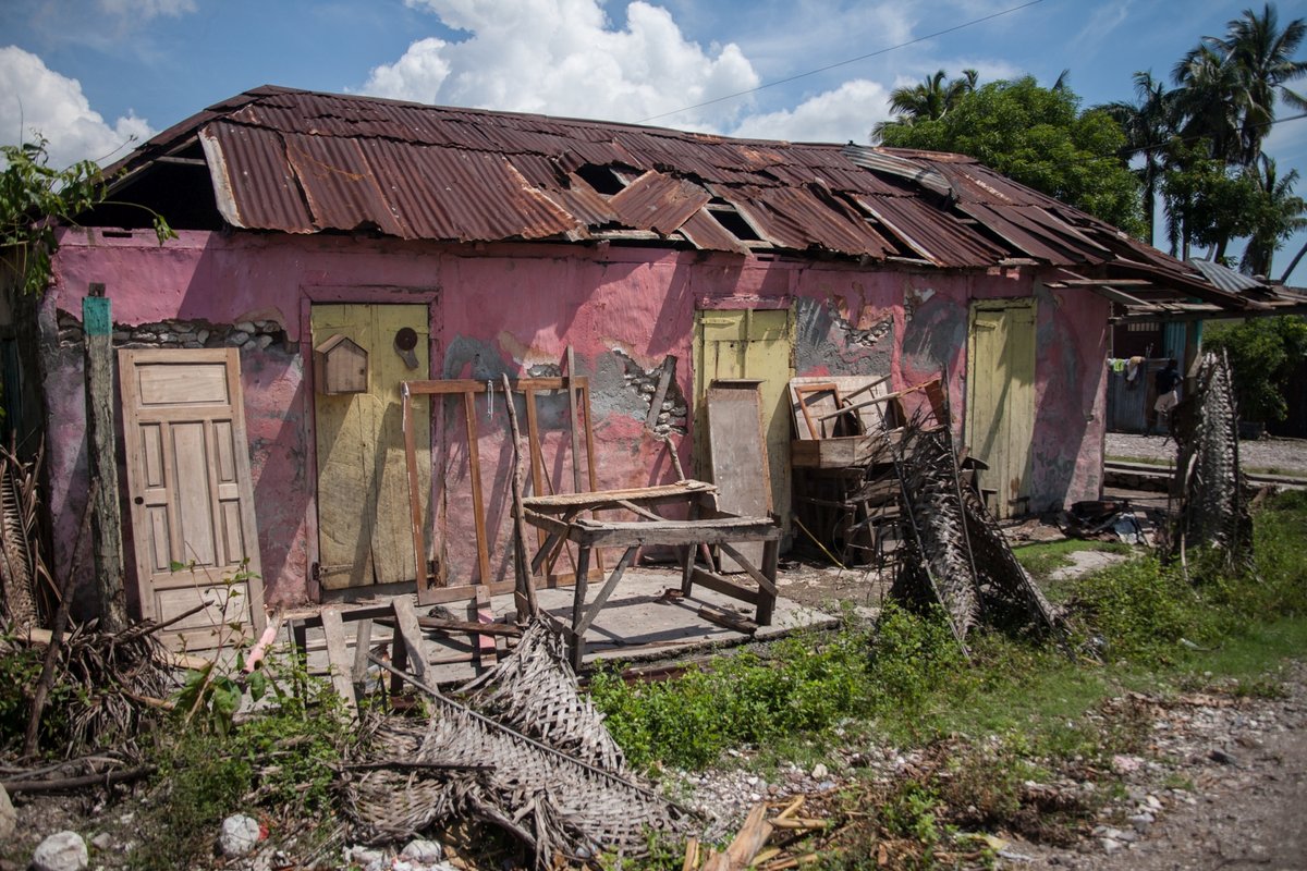 Hurrikan Matthew hat auf Haiti Chaos hinterlassen