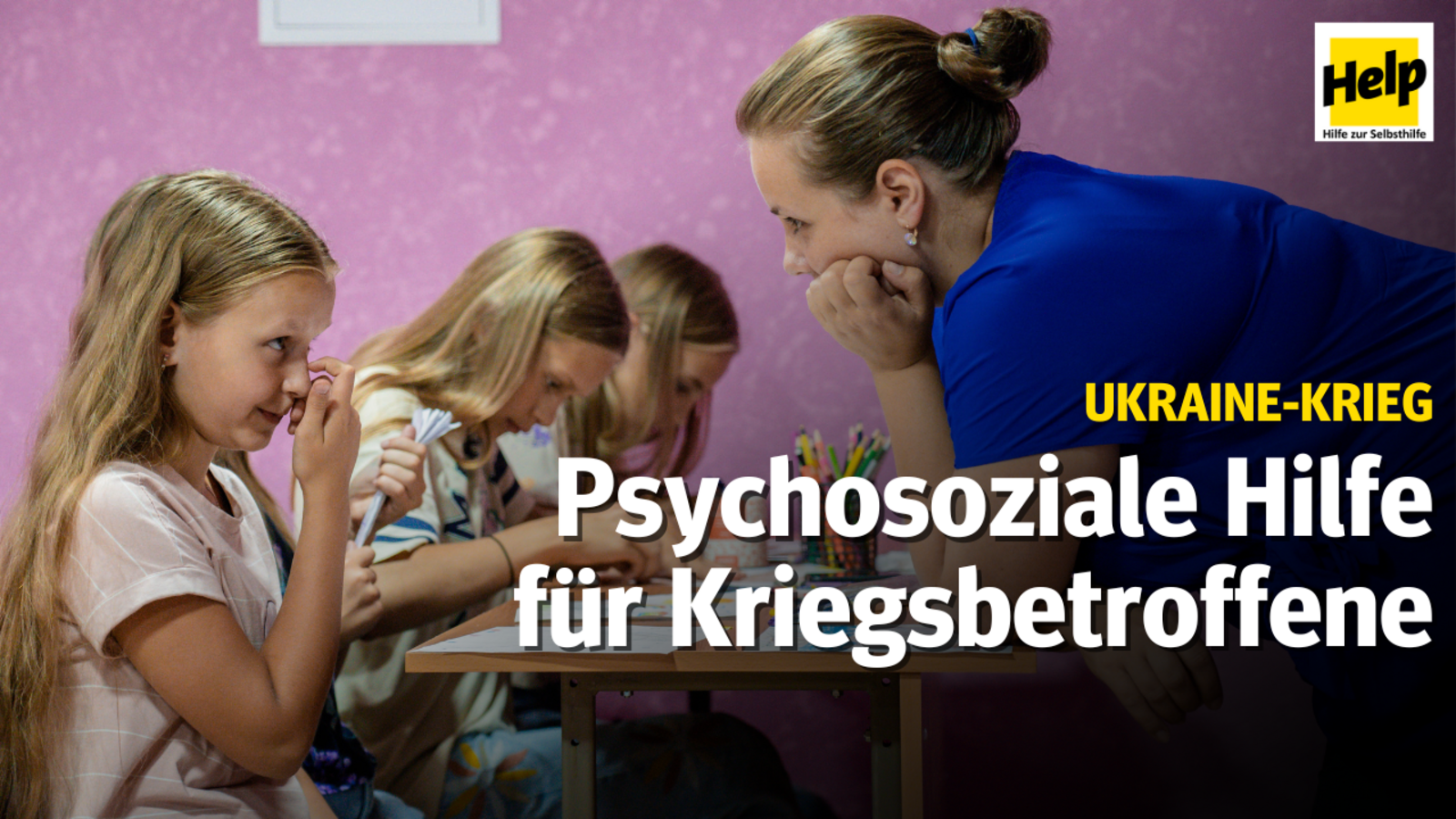 Psychosoziale Hilfe für Kinder in der Ukraine
