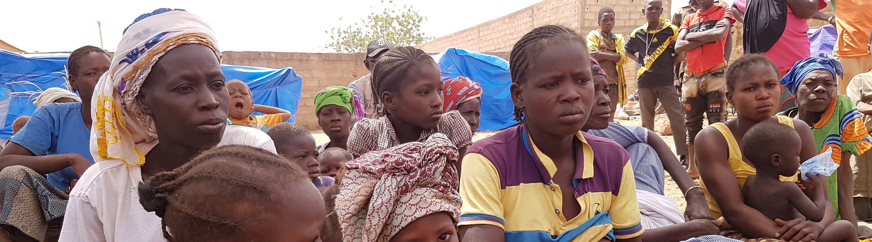 Geflüchtete Familien in Burkina Faso 