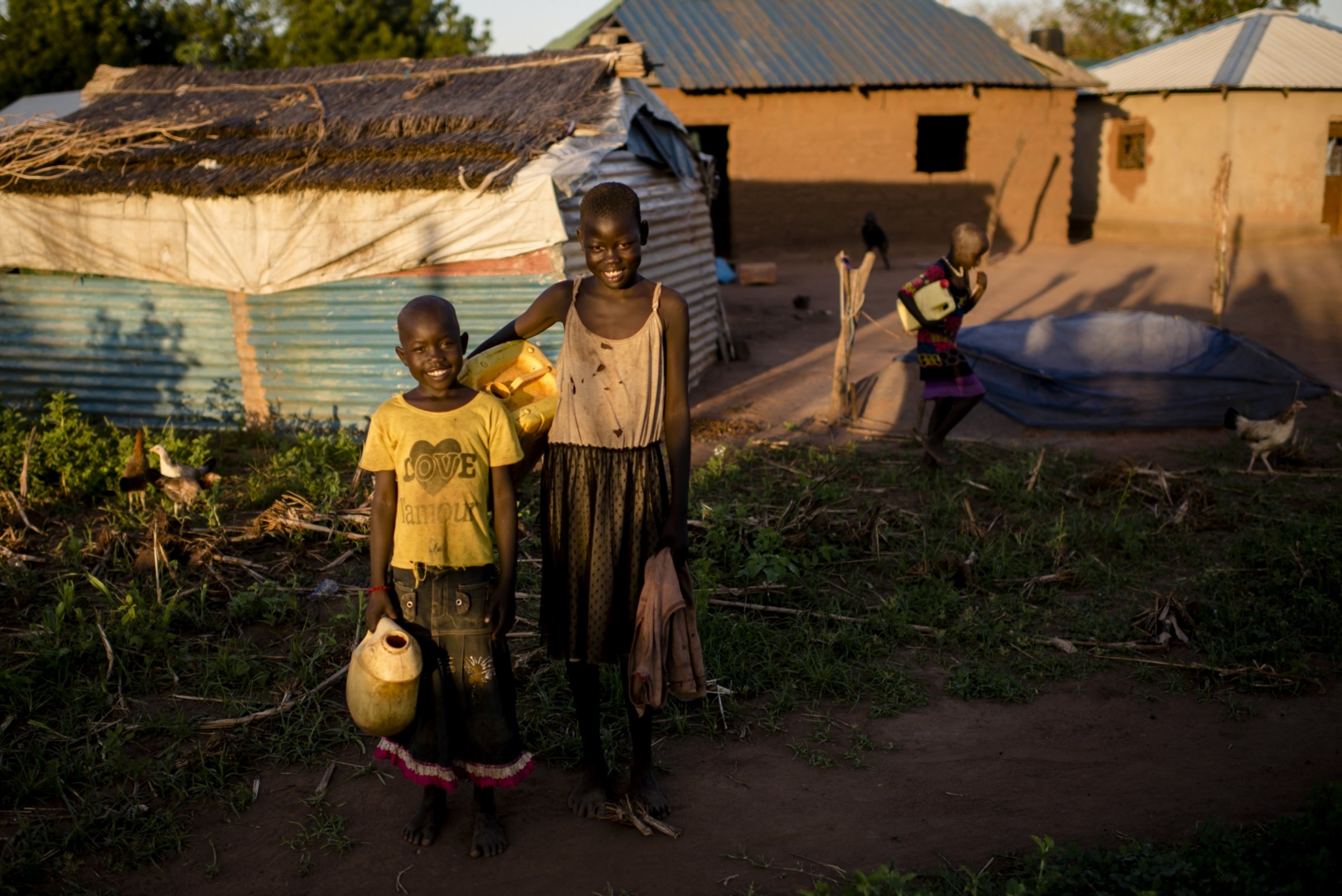 Kinder im südsudanesischen Zentrum für Unterernährung
