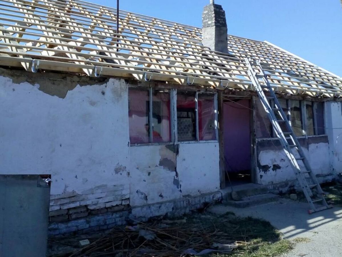 Spenden Südosteuropa: Sanierung von Wohnraum