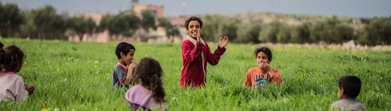 Kinder in Jordanien