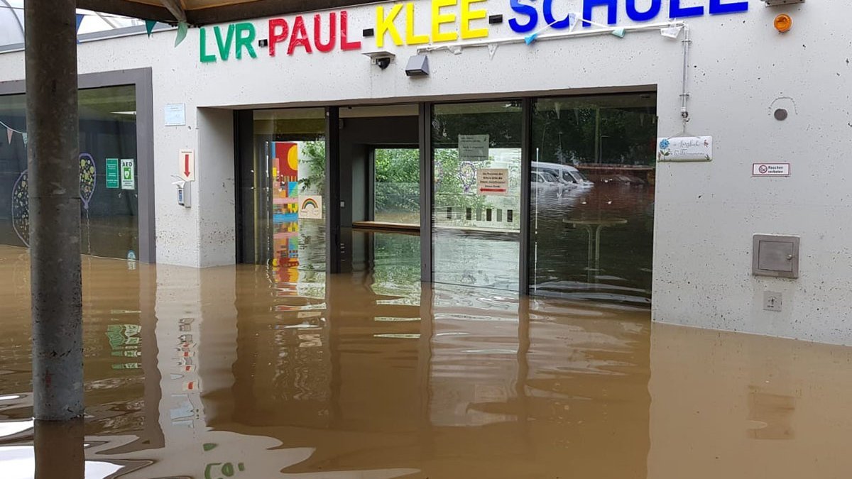 Die LVR-Paul-Klee-Schule in Leichlingen wird von Help beim Wiederaufbau unterstützt.