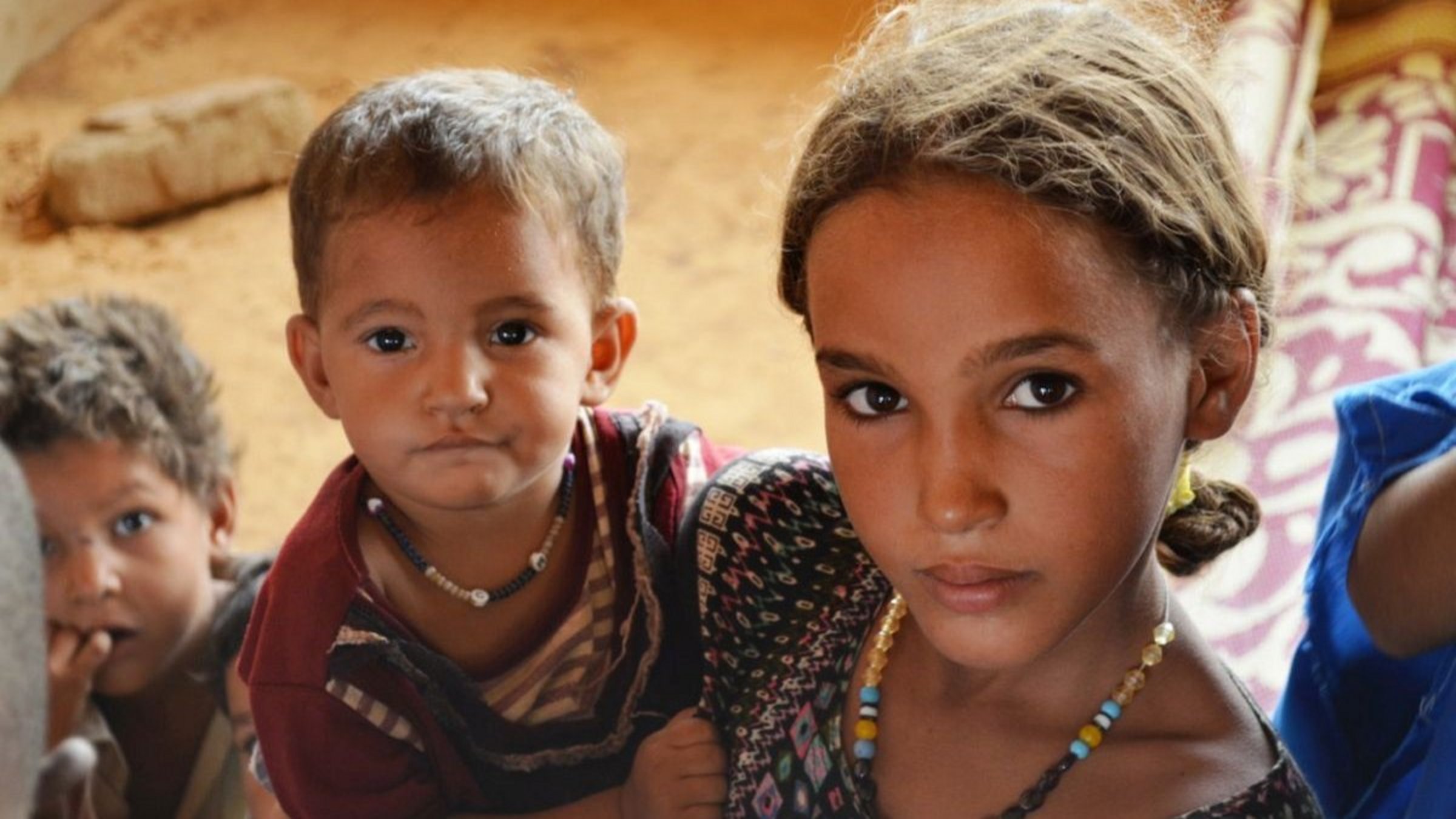 [Translate to English:] Kinder im Flüchtlingslager in Niger
