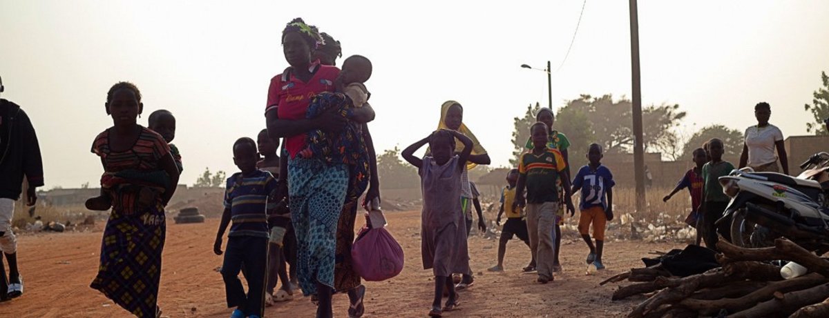 Familien auf der Flucht in Burkina Faso