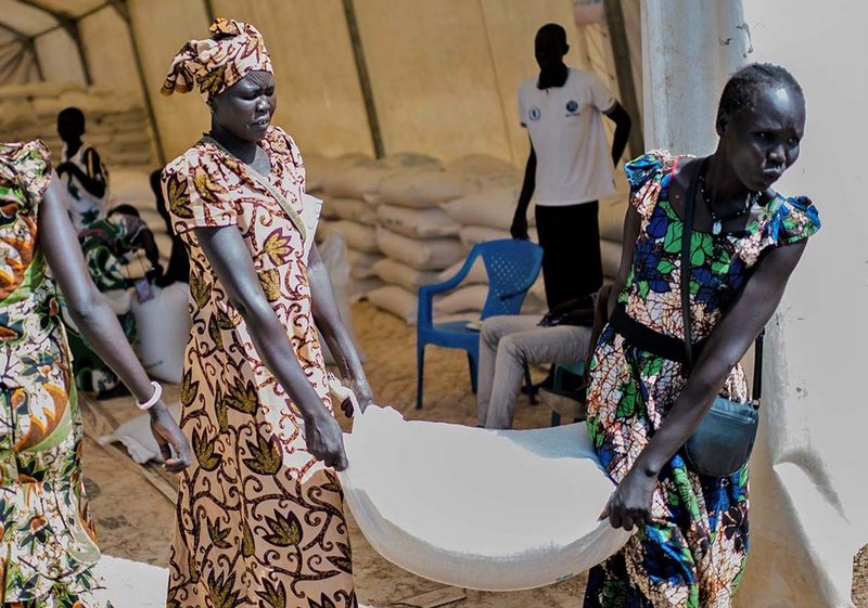Nahrungsmittellieferungen im Südsudan