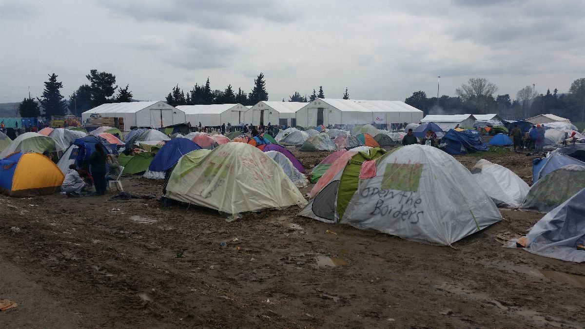 Flüchtlingslager in Idomeni 