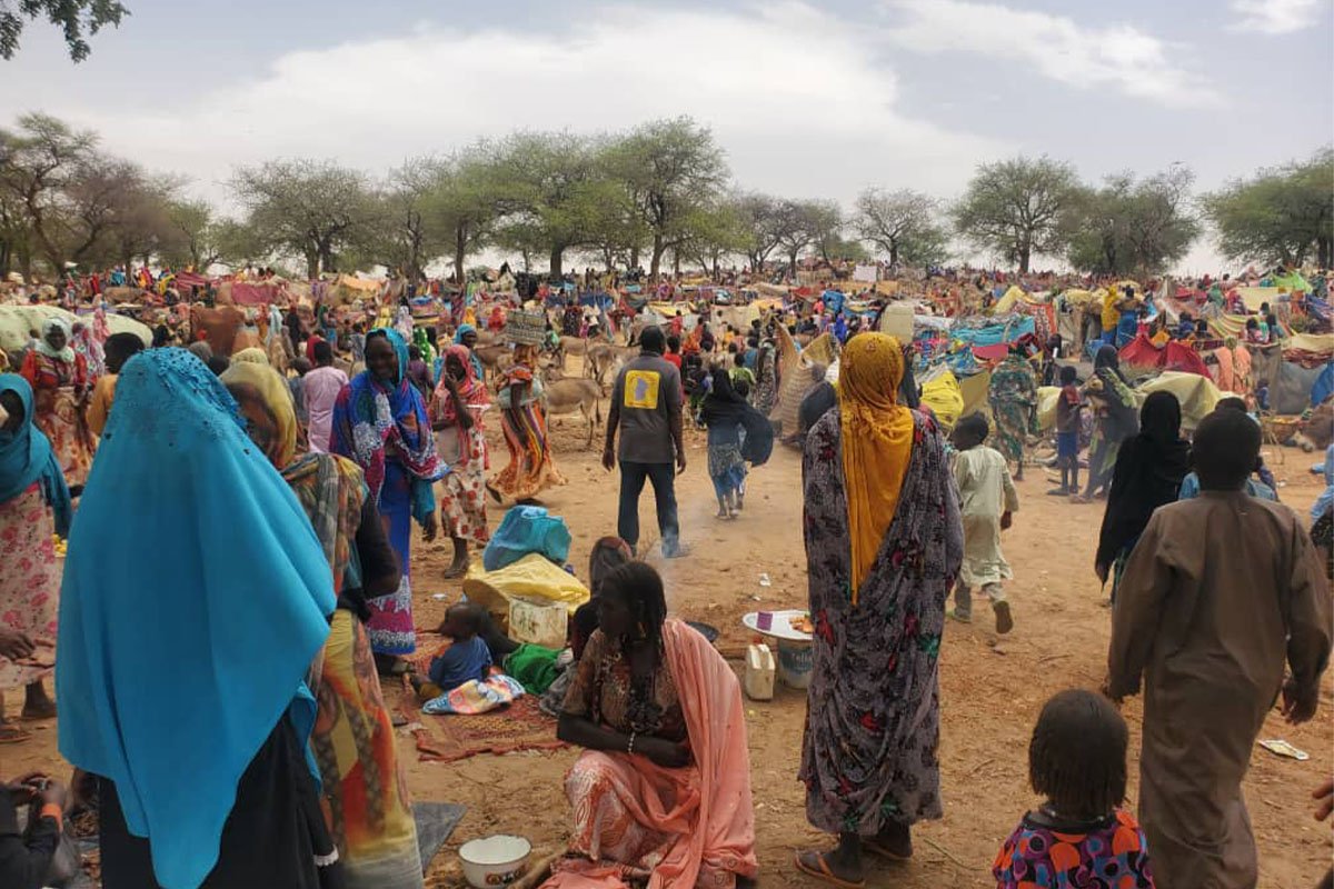 Flüchtlinge aus dem Sudan suchen Schutz im Tschad