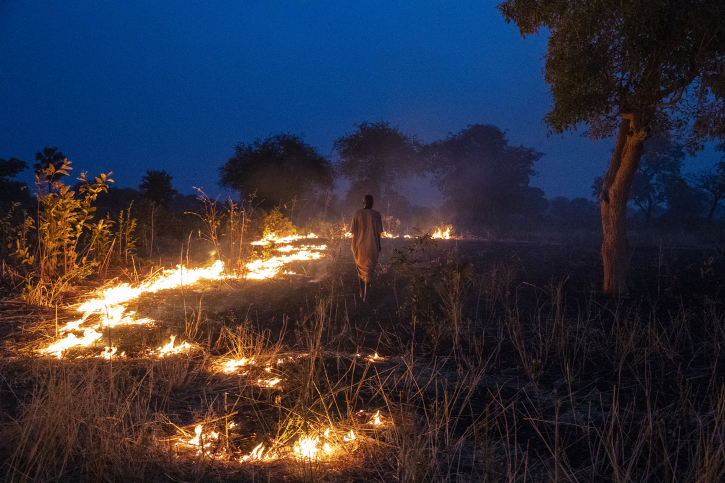 Feuer im Südsudan