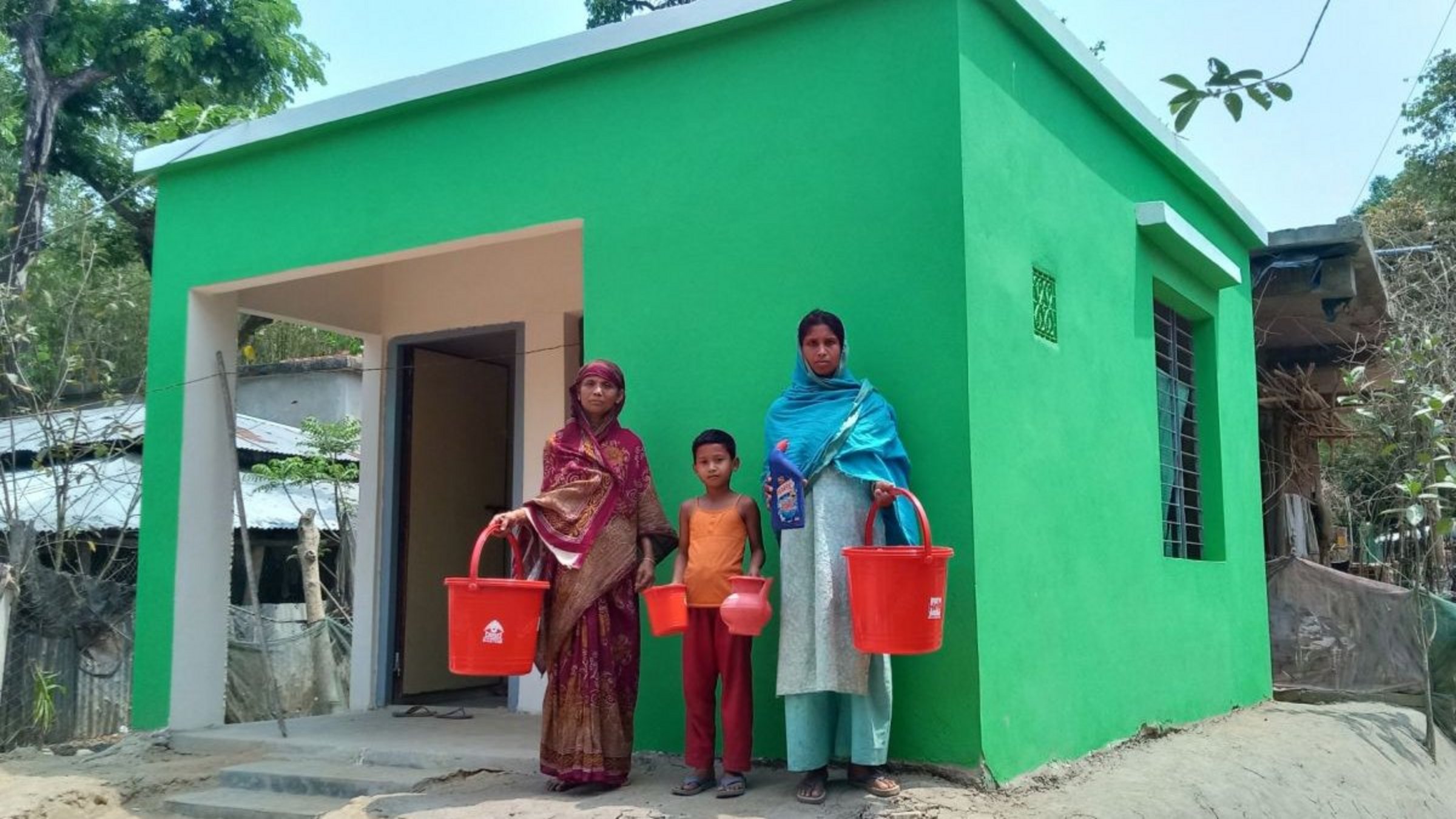 Spenden Bangladesch: Munnis Haus nach dem Neubau