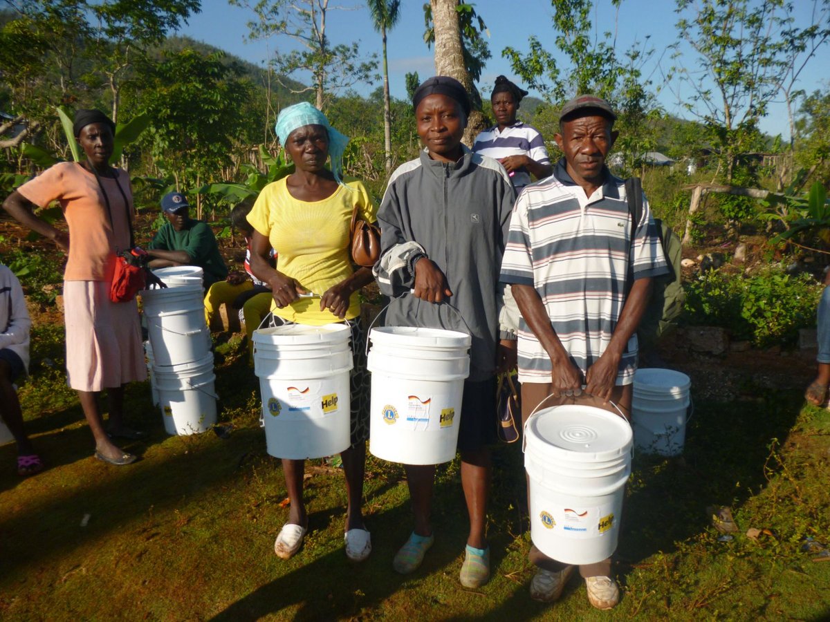 Verteilung von Hygiene-Paketen in Haiti