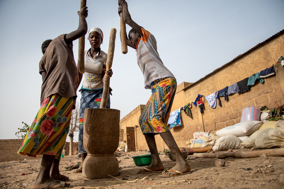 Geflüchtete Frauen in Burkina Faso