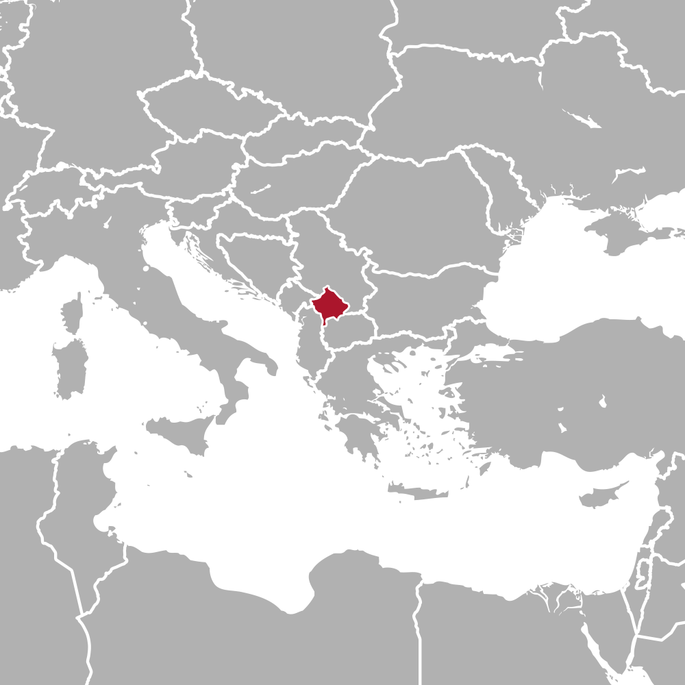 Map Kosovo