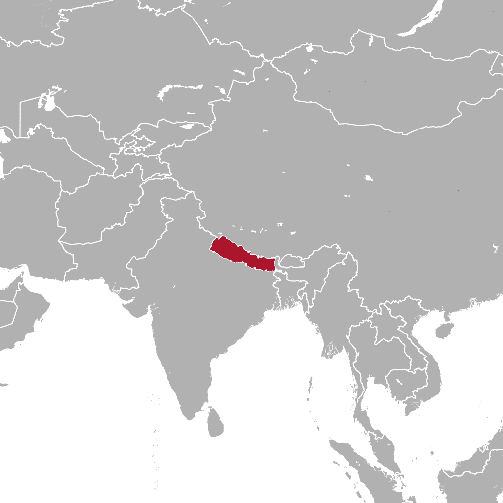 Karte Nepal